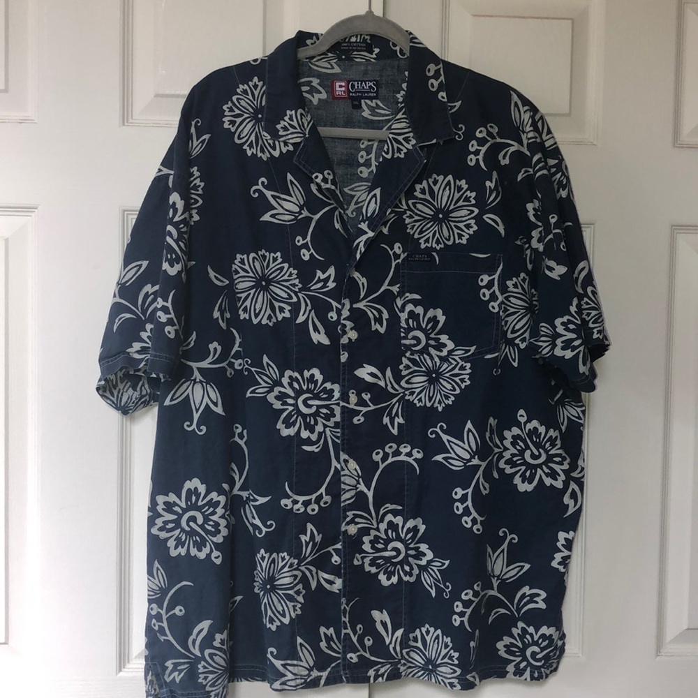 EUC Chaps men’s cotton shirt XXL